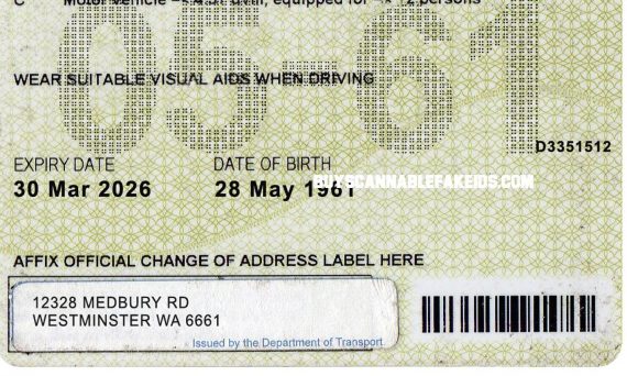Western Australia Fake Driver License Scannable - Buy Scannable Fake Id ...