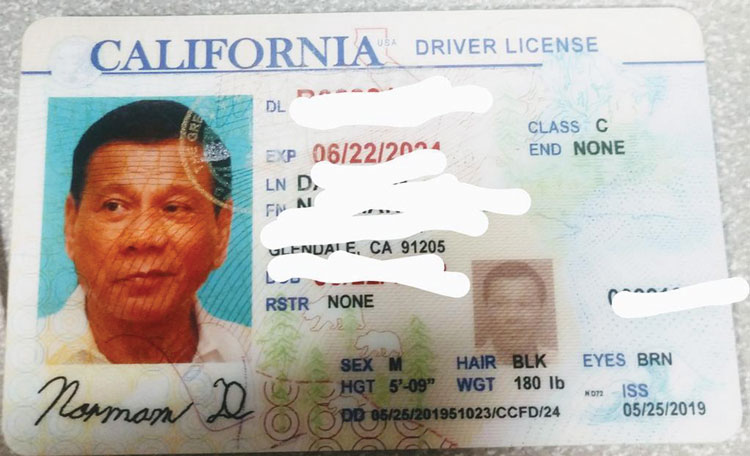 California Fake Id Front And Back