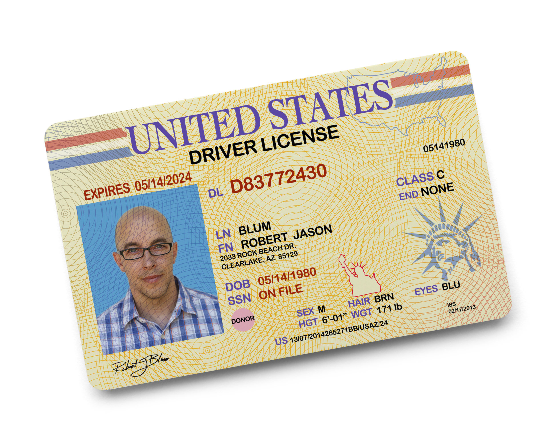 California Fake Id Front And Back